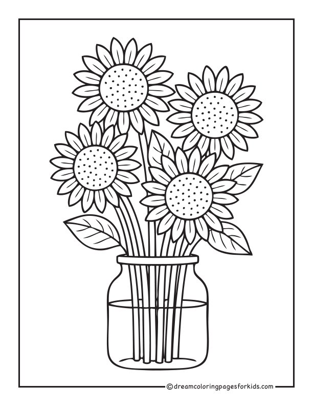 Sunflower Bouquet in a Jar
